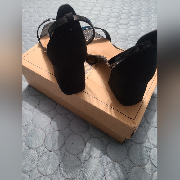 ASOS Black Sandal Heel (NWOT) - Picture 4 of 7